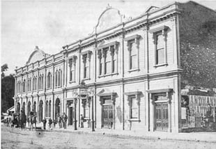 The second Theatre Royal on the South-side of Gloucester Street.